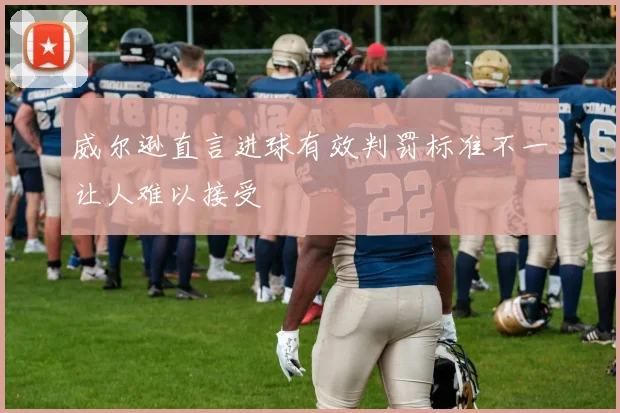 威尔逊直言进球有效判罚标准不一让人难以接受